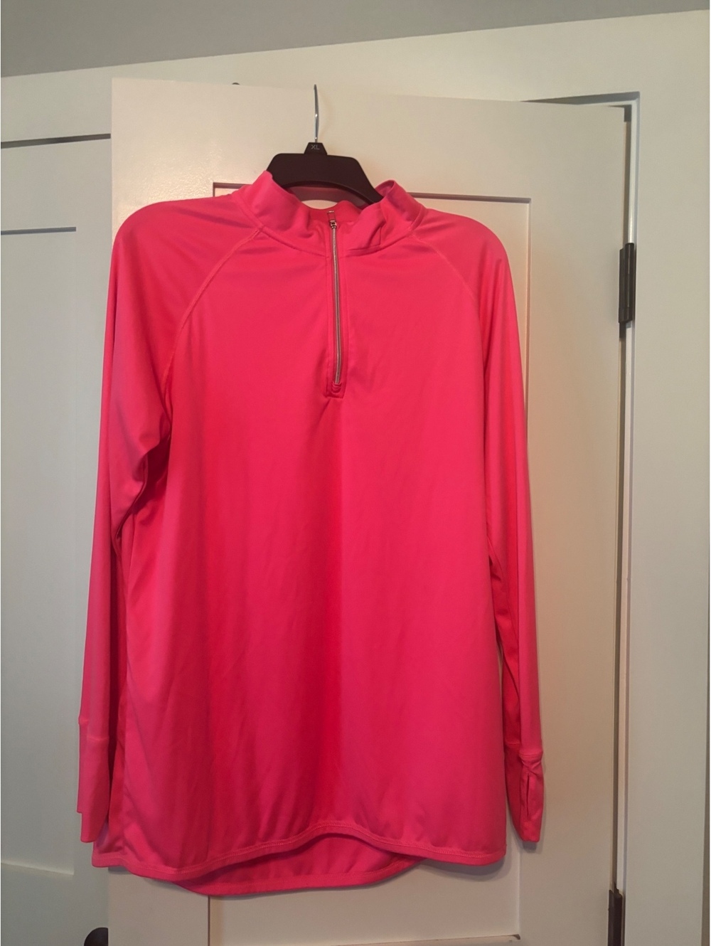 Pink Quarter Zip Pullover